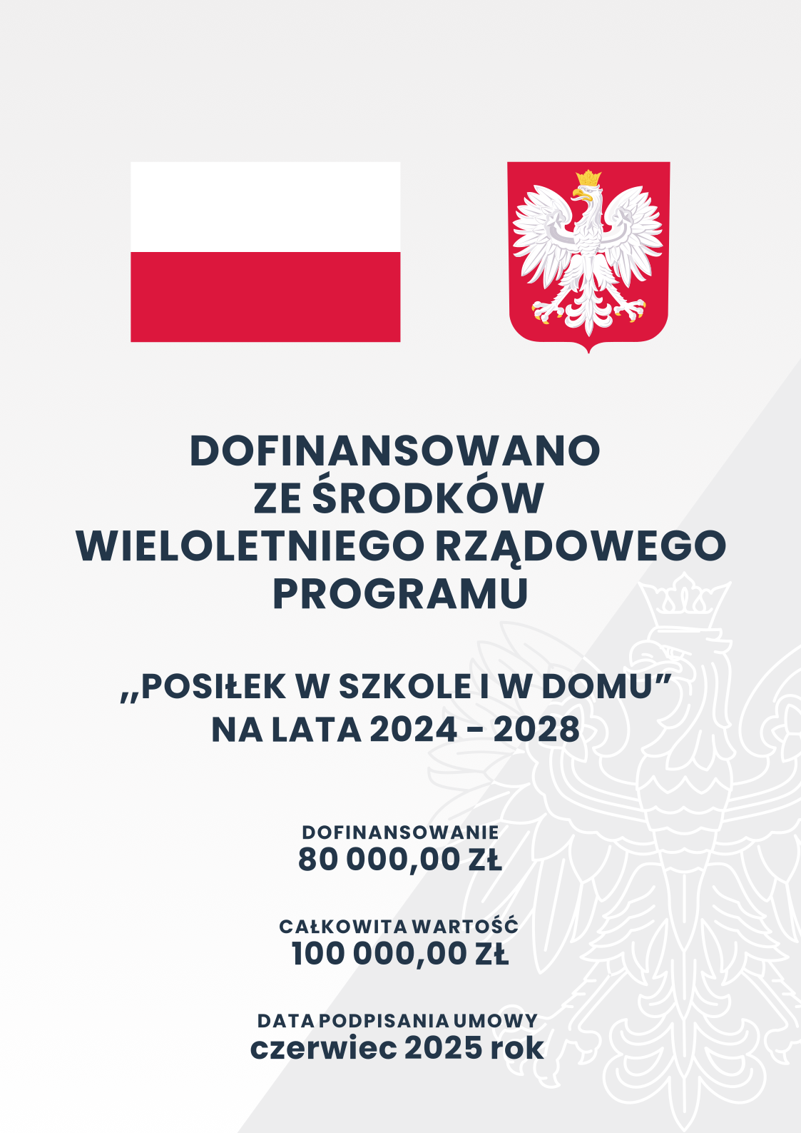 Posiłek w szkole i w domu na 2025
