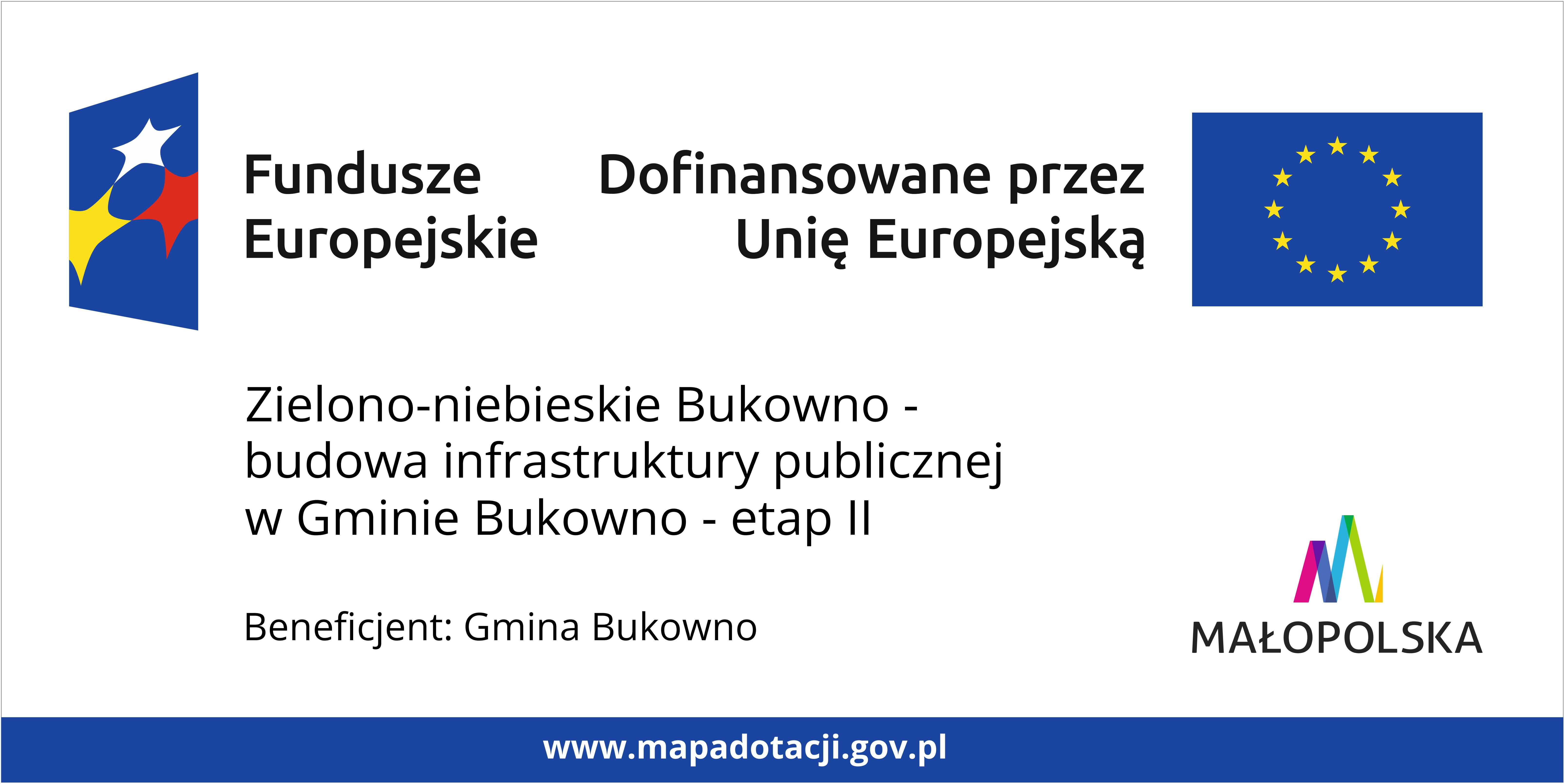 Zielono – niebieskie Bukowno – budowa infrastruktury publicznej w gminie Bukowno – etap II