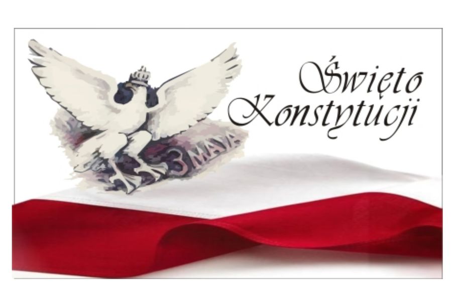 Obraz dla aktualności o tytule: Zaproszenie na uroczyste obchody święta Konstytucji 3 Maja w Bukownie.