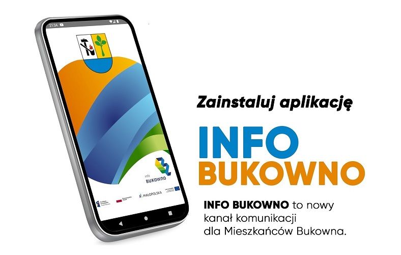 Obraz dla aktualności o tytule: Bądź na bieżąco! Zainstaluj aplikację INFO BUKOWNO!