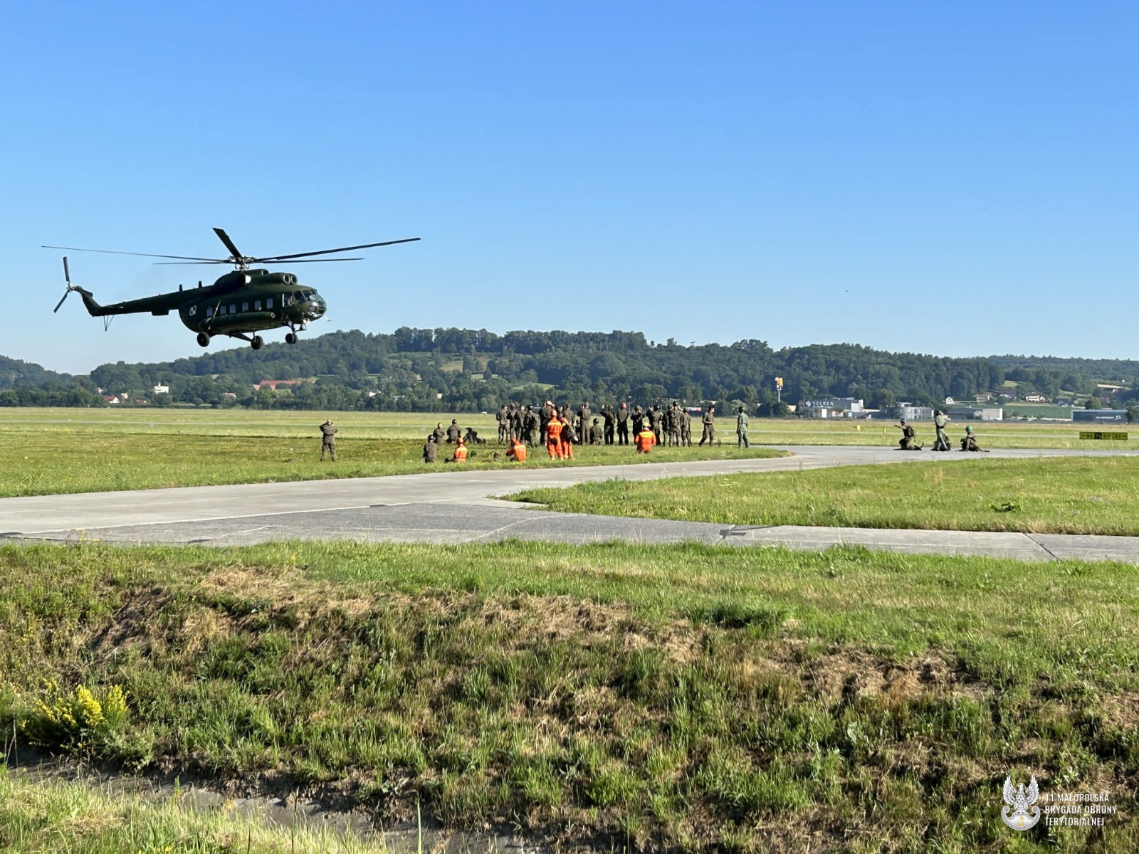 lądowanie helikoptera