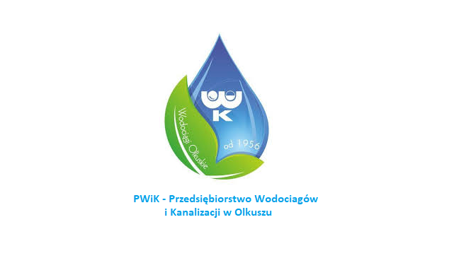 Logo PWiK - Kropelka wody i listek.